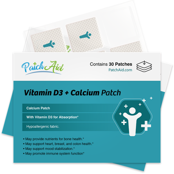 Vitamin D3 Plus Calcium Vitamin Patch by PatchAid - High-quality Vitamin Patch by PatchAid at BariatricPal Store