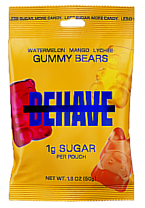 #Flavor_Watermelon Mango Lychee Gummy Bears #Size_One Bag