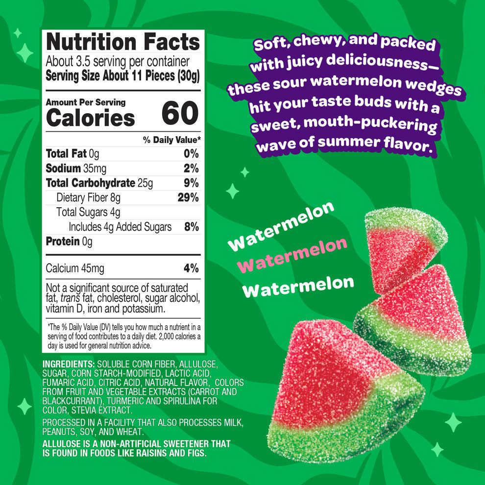 Joyride Sour Watermelon Wedges, 3.5 oz