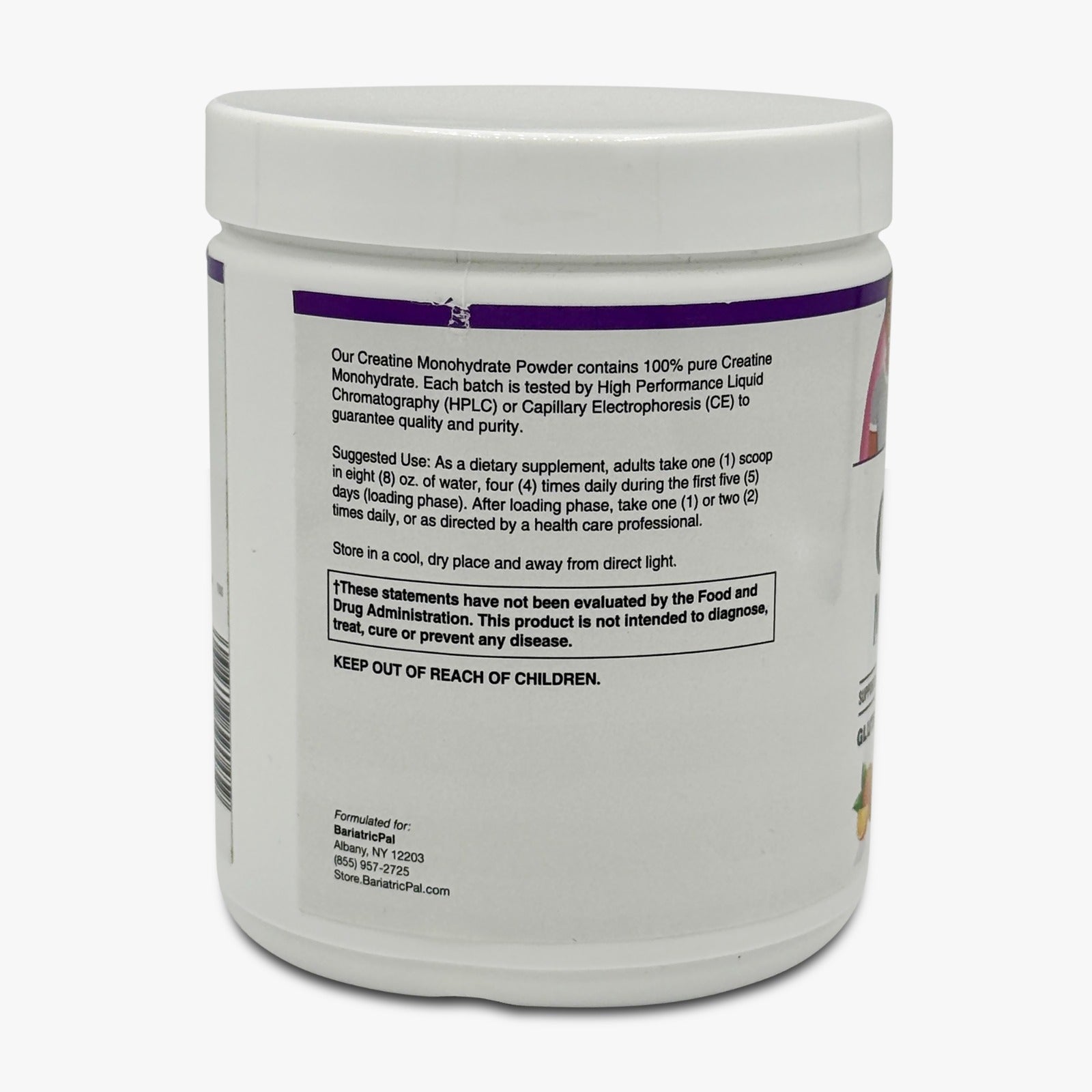 BariatricPal Creatine Monohydrate – Fruit Punch Creatine for Muscle, Strength & Vitality