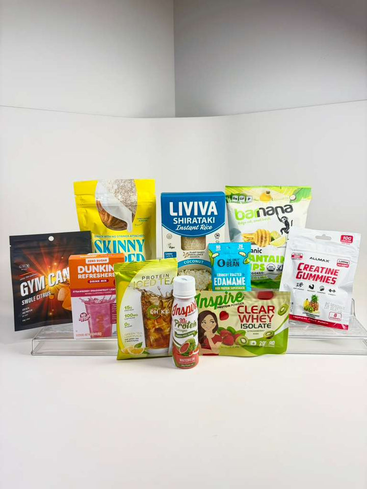 Items in the Box of the Month - May 2026 BariatricPal Box of the Month