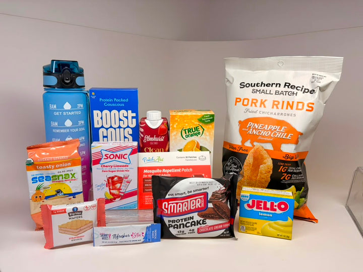 Items in the Box of the Month - July 2026 BariatricPal Box of the Month
