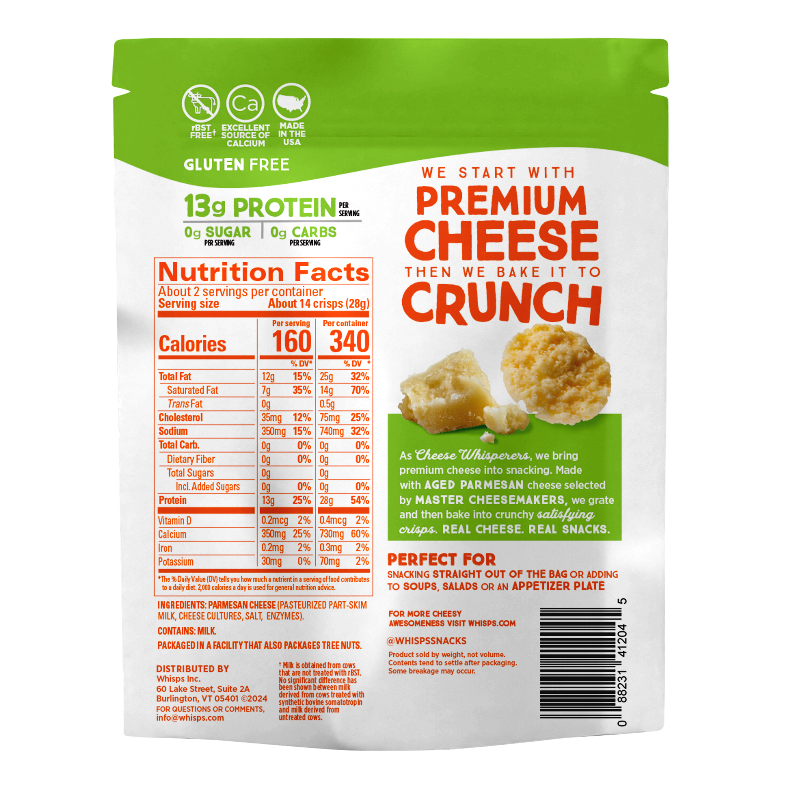 Whisps Cheese Crisps - Parmesan (2.12oz)