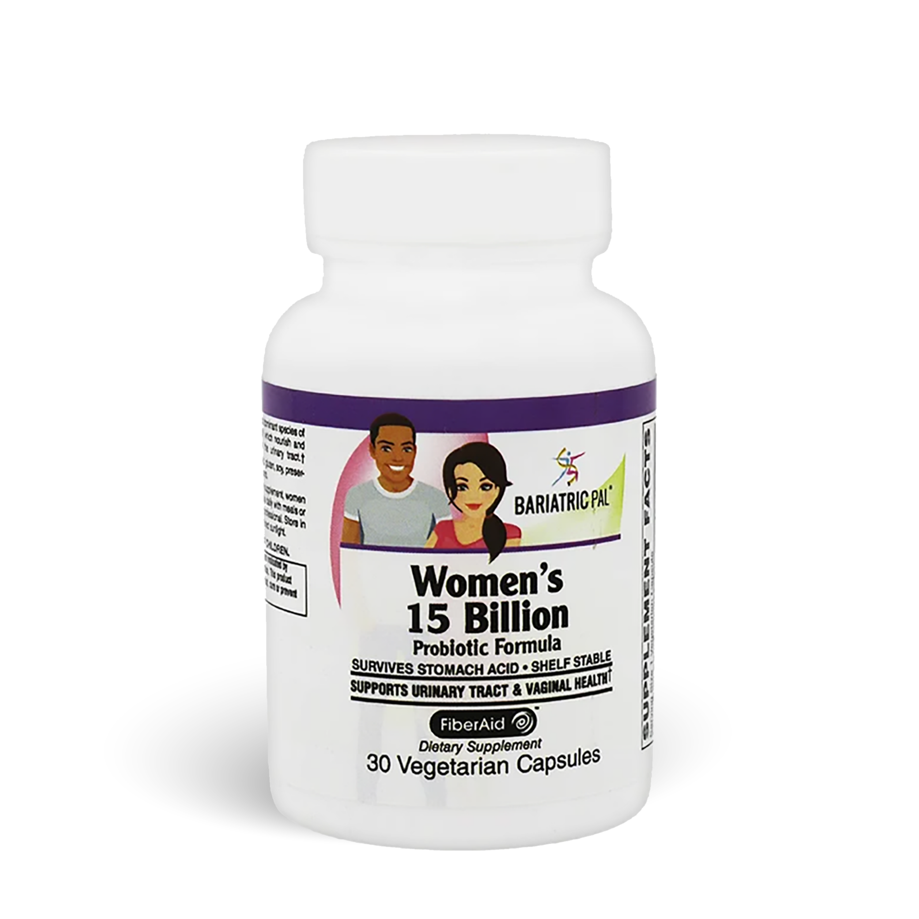 Women’s Prebiotic & Probiotic 15 Billion CFU Vaginal, Urinary Tract & Digestive Health Capsules by BariatricPal.