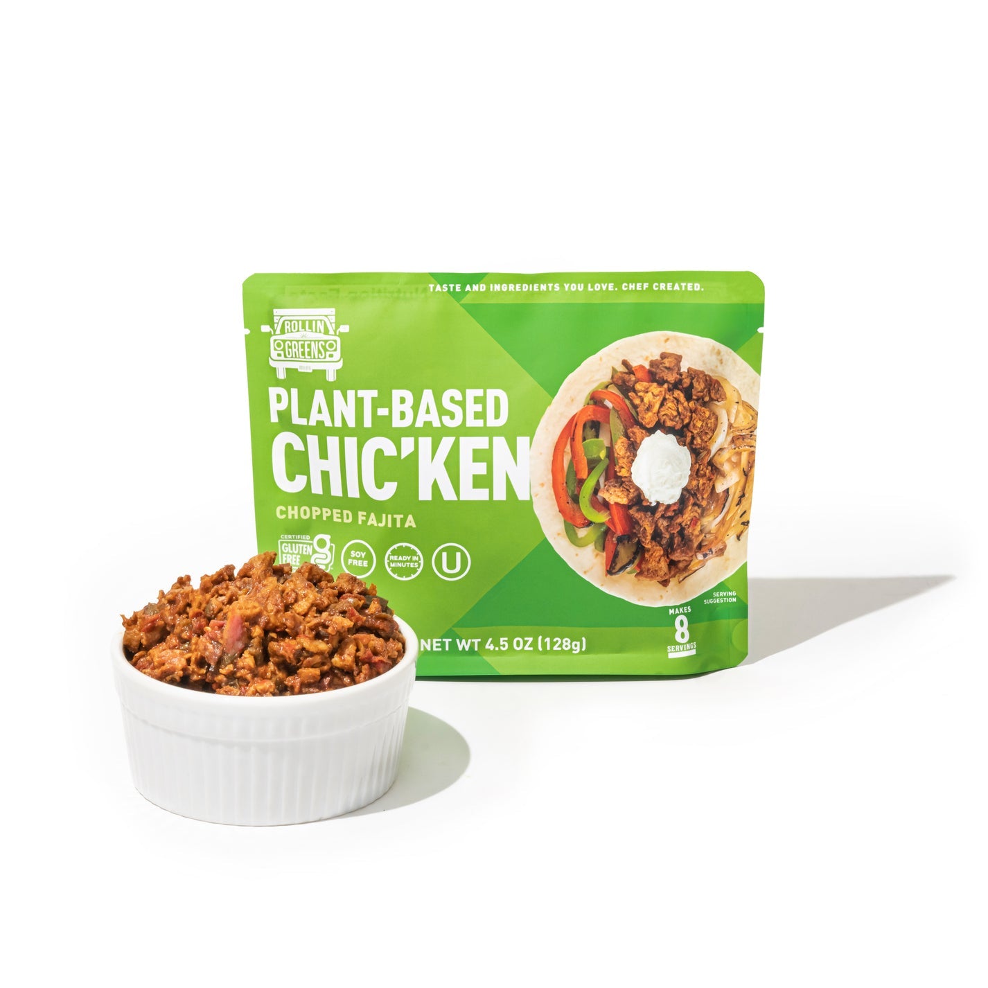 #Flavor_Plant Based Chic'ken, Chopped Fajita