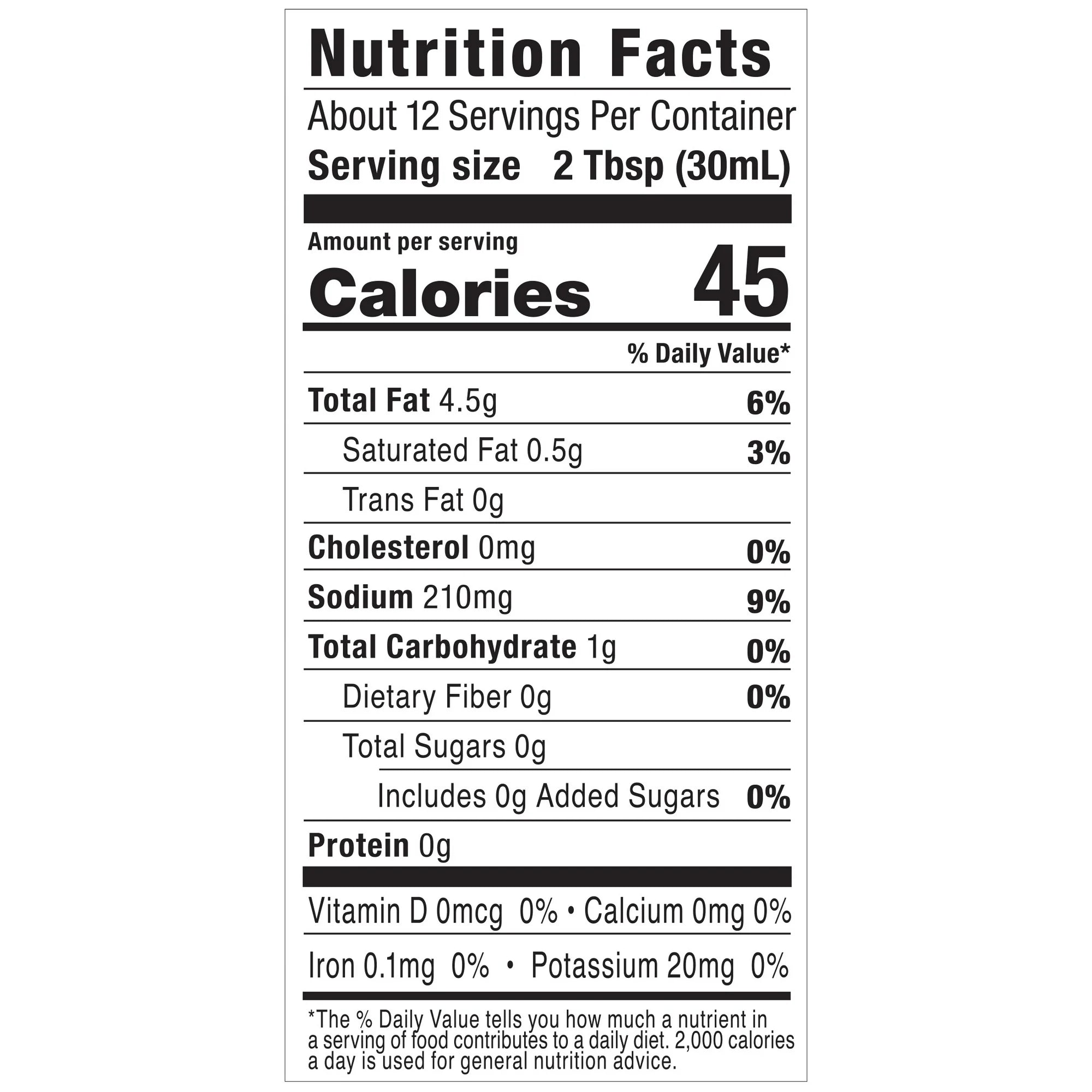 A nutrition facts label displays detailed information about a food product, including serving size, calories, and nutrient content such as fats, carbohydrates, and vitamins.