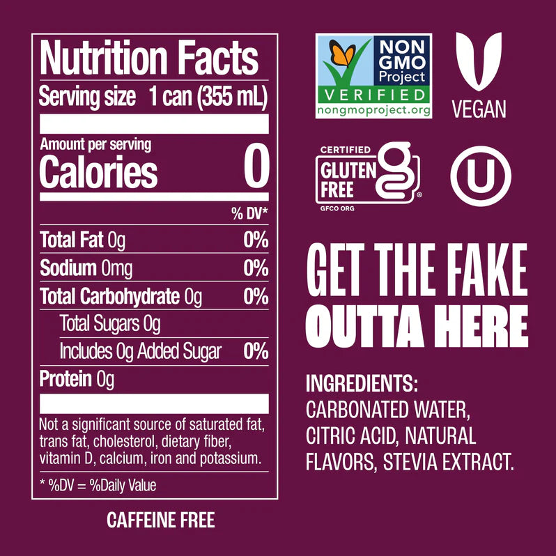 #Flavor_Black Cherry, 12 fl oz.