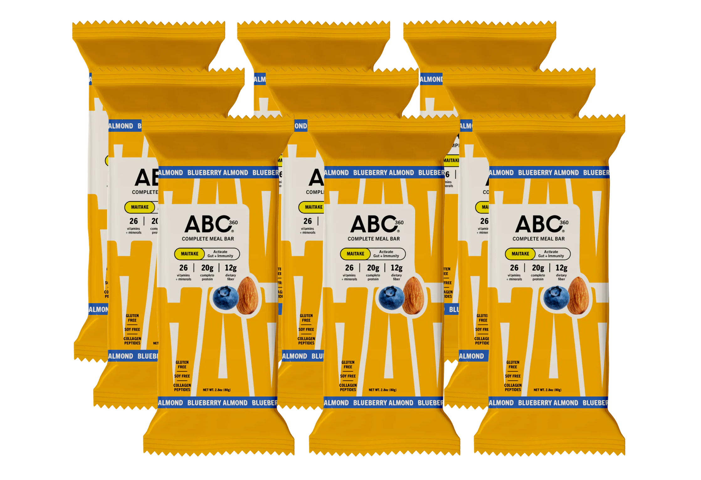 #Flavor_Blueberry Almond #Size_One Box (9 Bars)