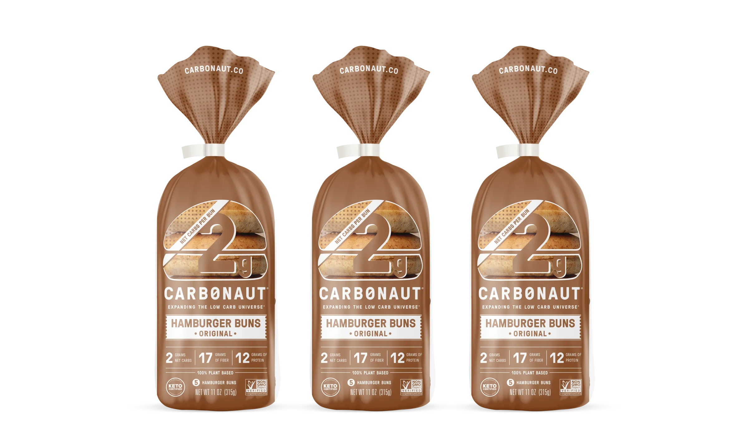 Carbonaut Low Carb Hamburger Buns 5 buns