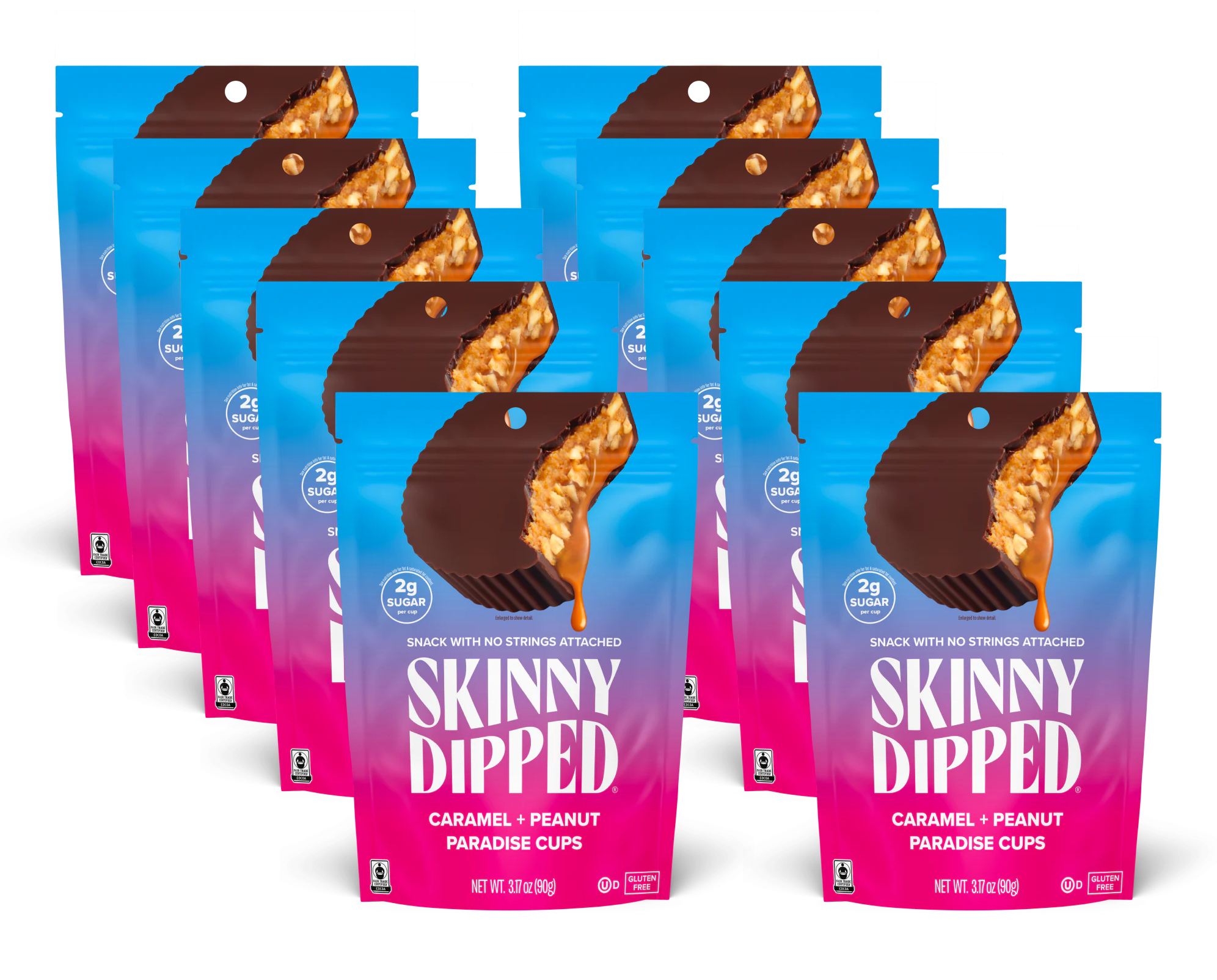 SkinnyDipped Cups - Caramel Peanut Paradise