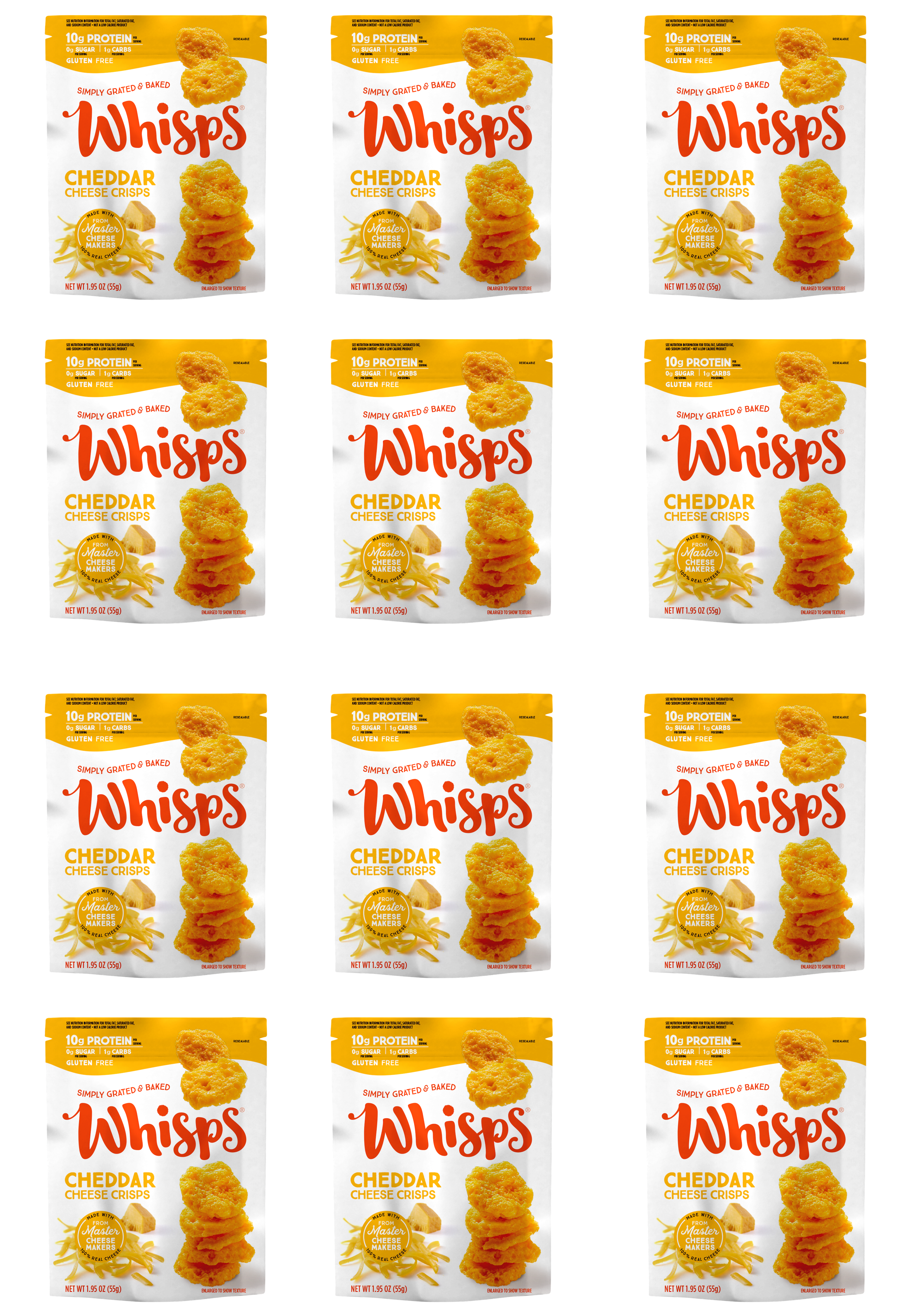 Whisps Cheese Crisps - Cheddar (2.12oz)