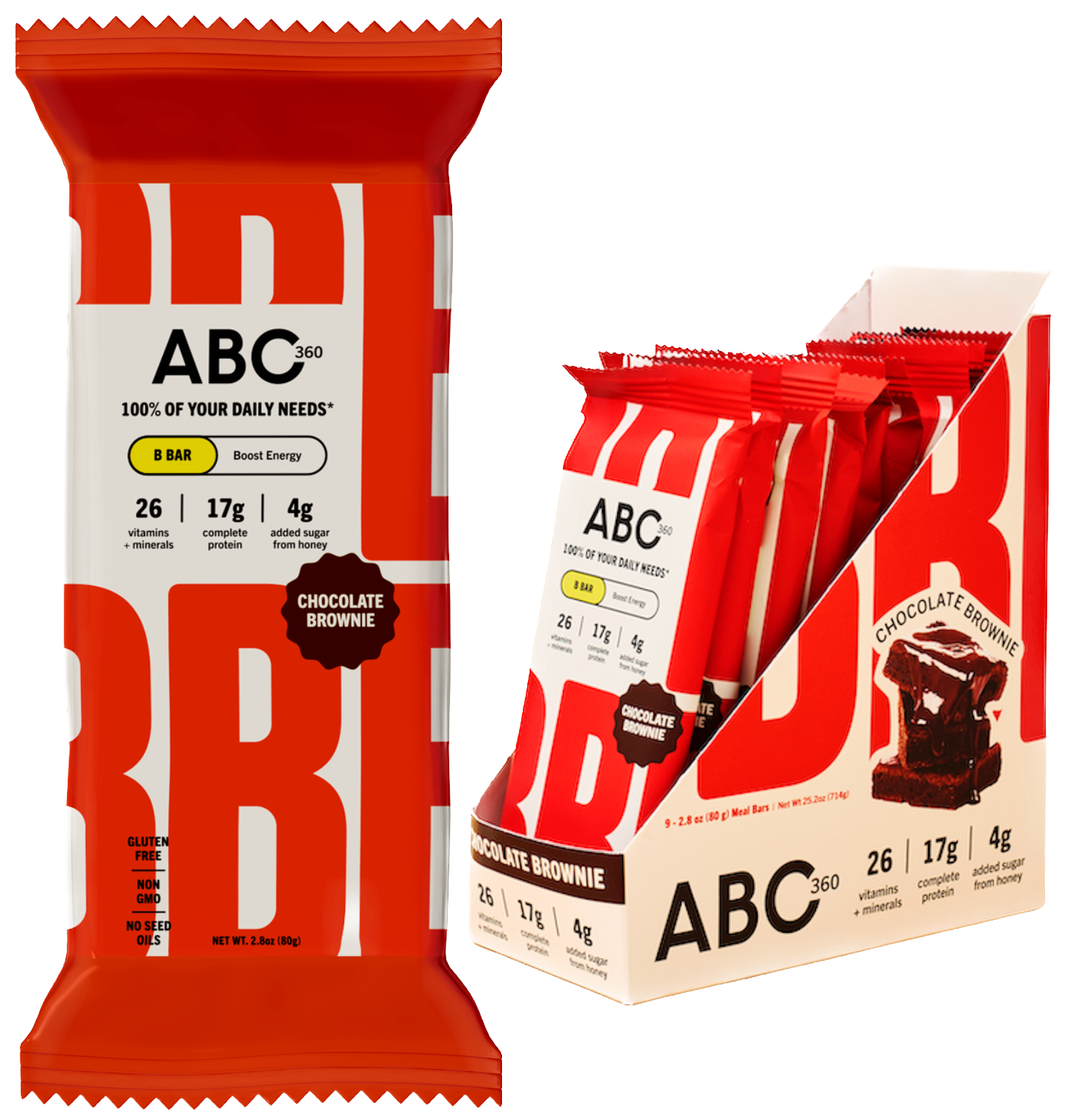 #Flavor_Chocolate Brownie #Size_One Box (9 Bars)