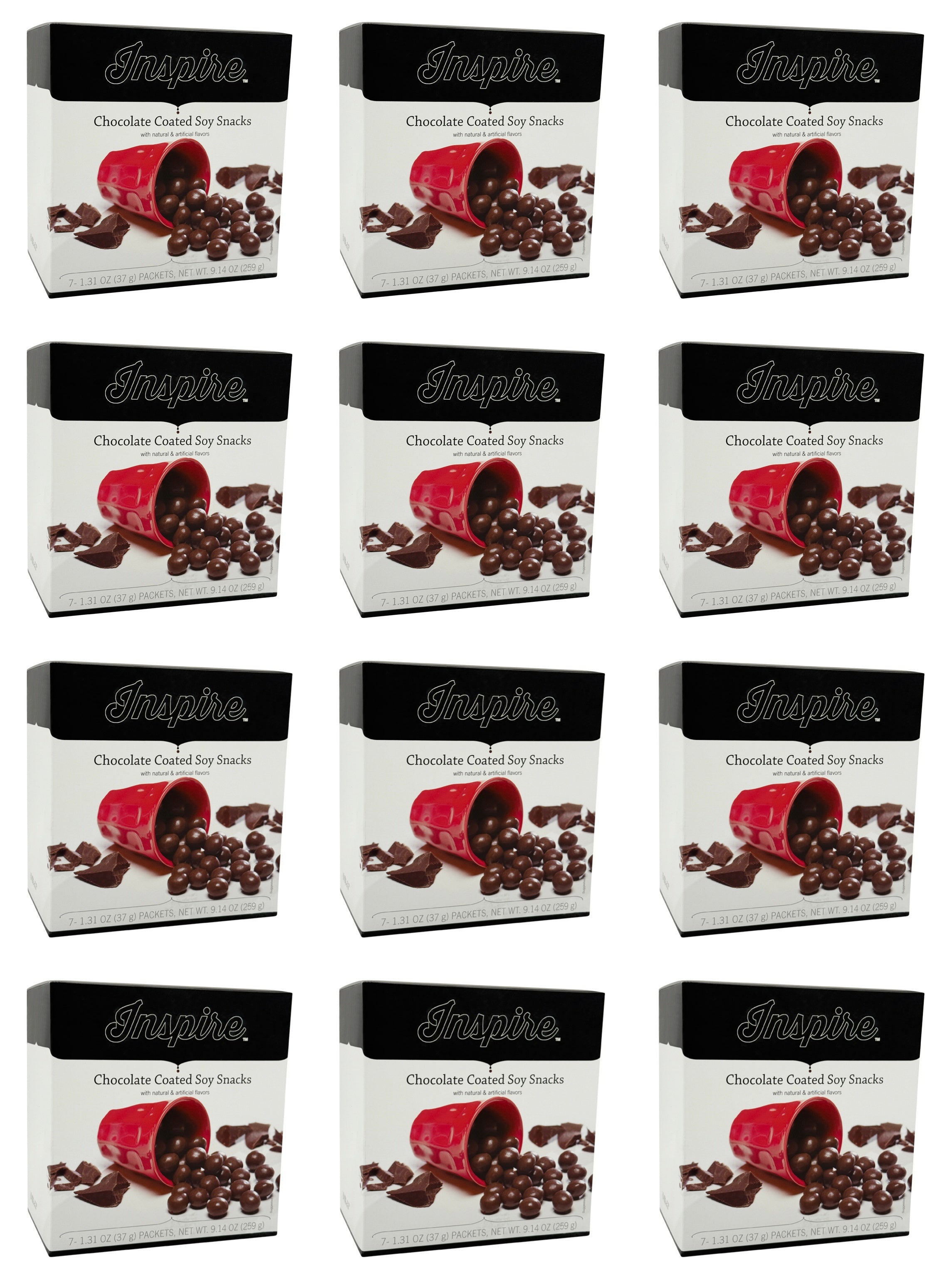 Inspire Coated Protein Puffs Snack by Bariatric Eating - Chocolate