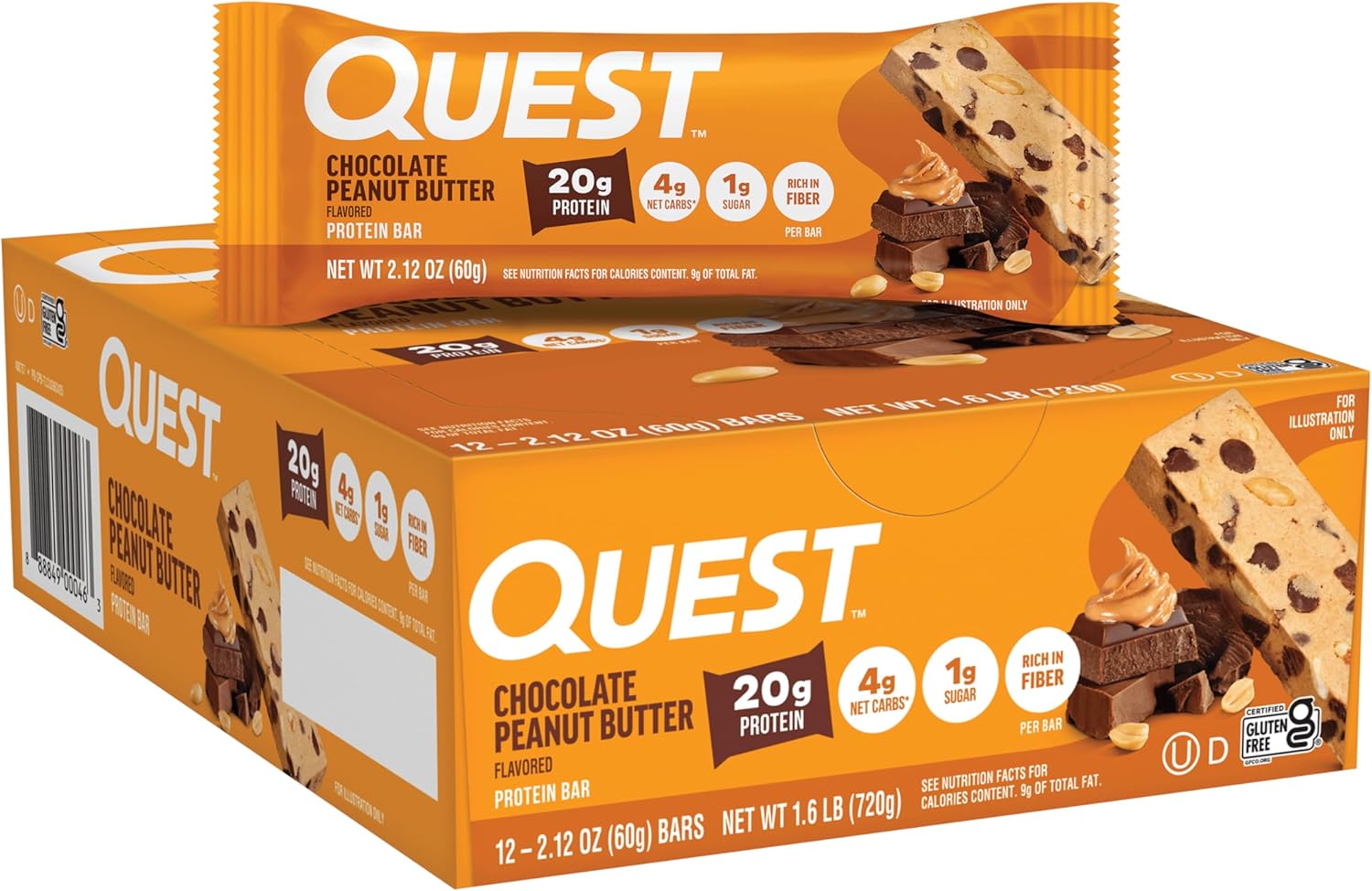 #Flavor_Chocolate Peanut Butter #Size_12 bars