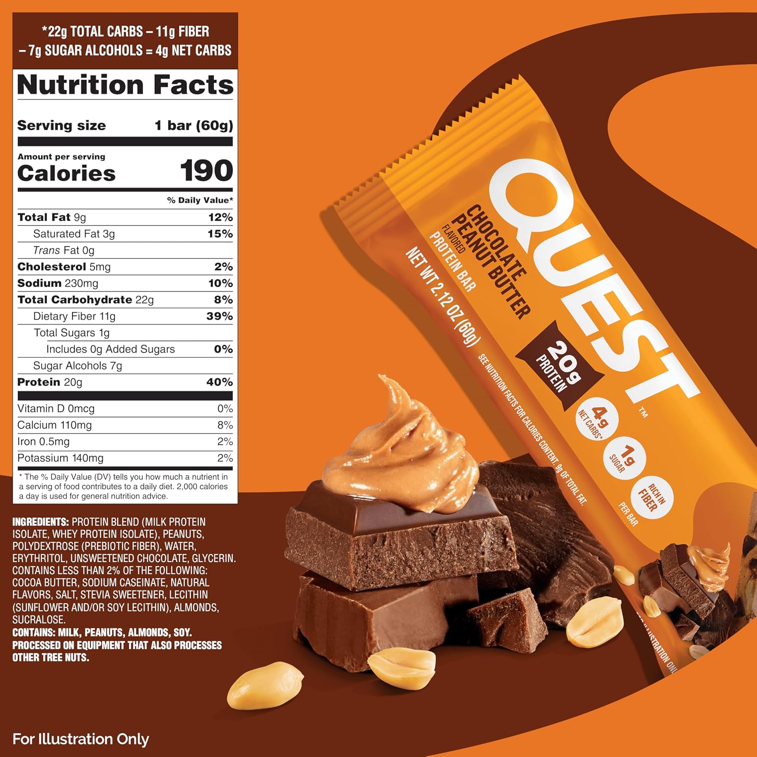 #Flavor_Chocolate Peanut Butter #Size_12 bars
