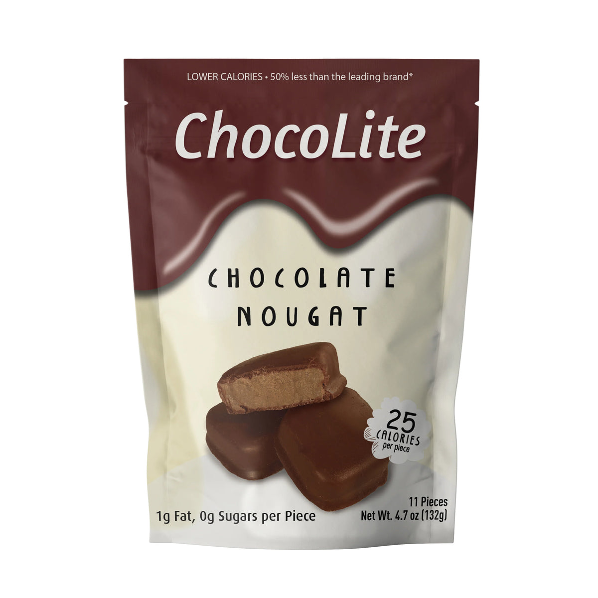 HealthSmart ChocoLite Chocolate Candies - Chocolate Nougat, 11 piece bag