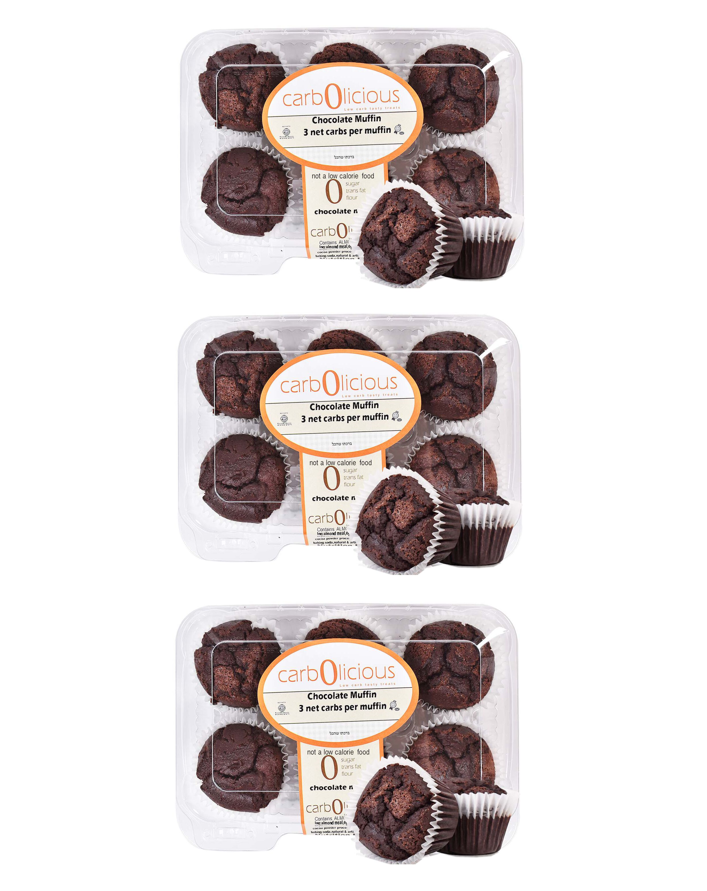 #Flavor_Chocolate #Size_3-Pack (18 Muffins)