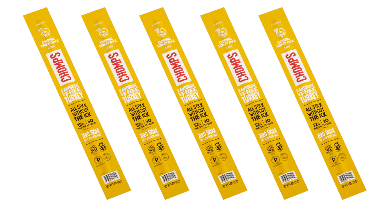 Chomps Meat Snack Sticks - Original Turkey