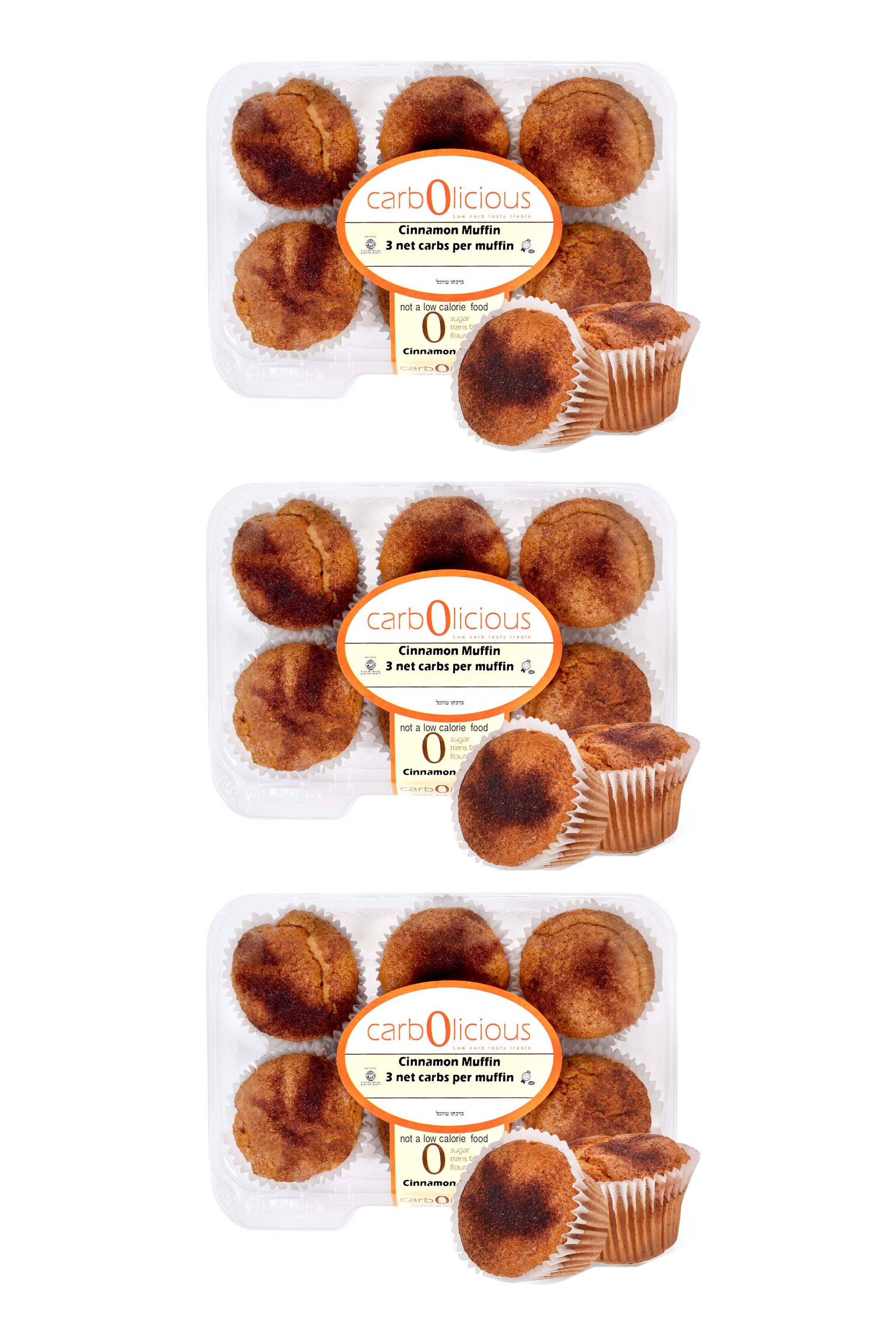 #Flavor_Cinnamon #Size_3-Pack (18 Muffins)