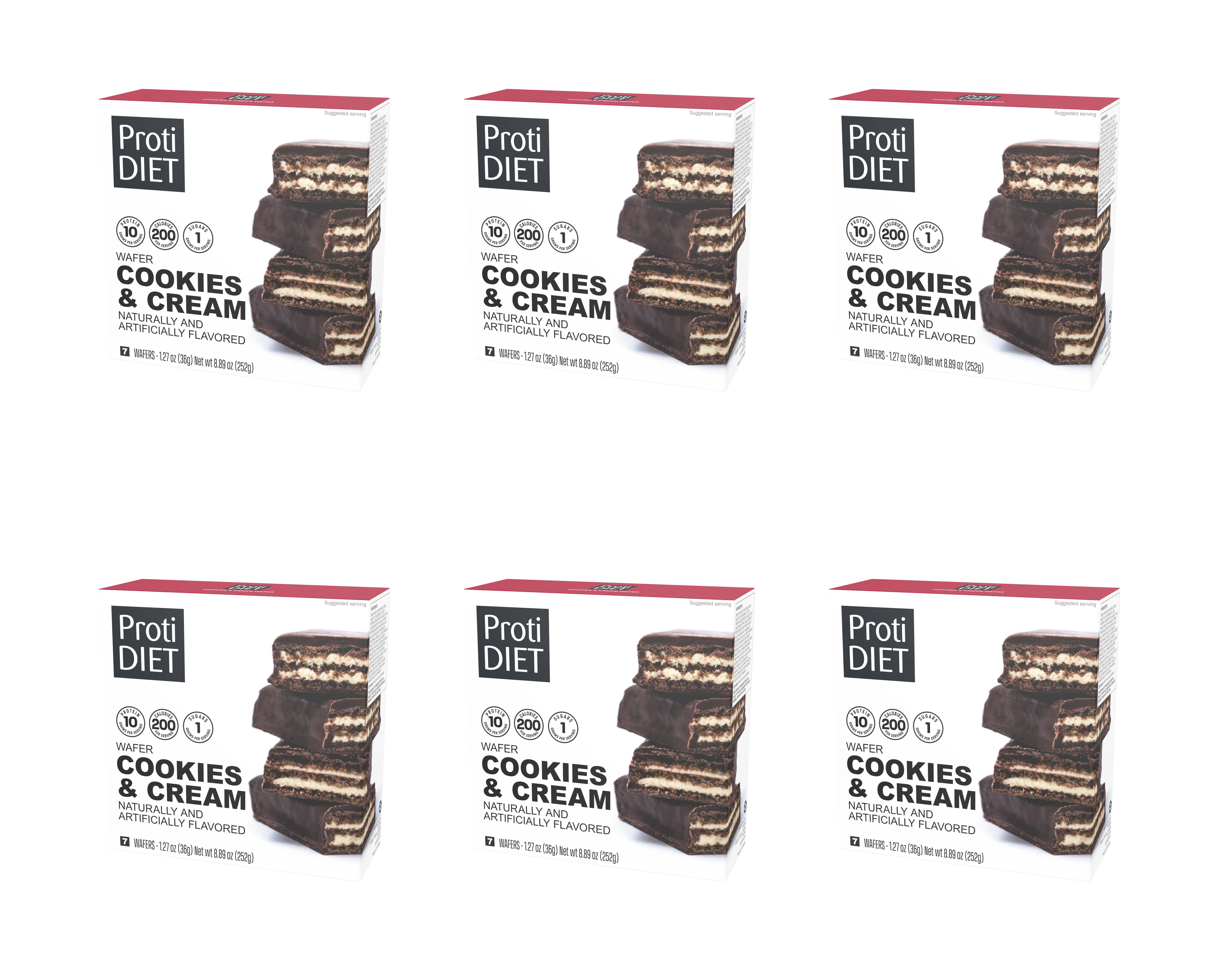 Proti Diet 10g Protein Wafer Bars - Cookies & Cream