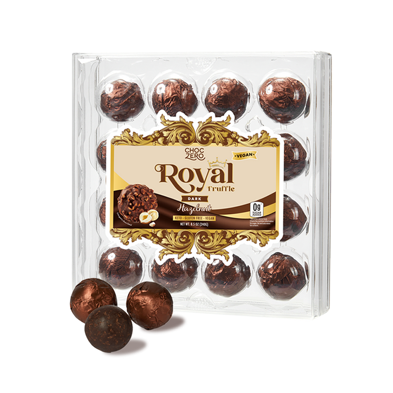 ChocZero Dark Chocolate Hazelnut Royal Truffles