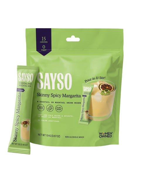 SAYSO Ready-To-Make Cocktail/Mocktail Mixer