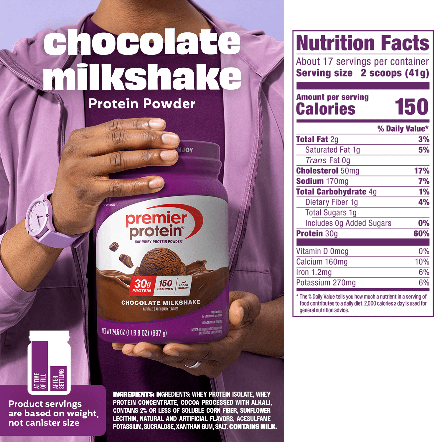 #Flavor_Chocolate Milkshake, 24.5 oz