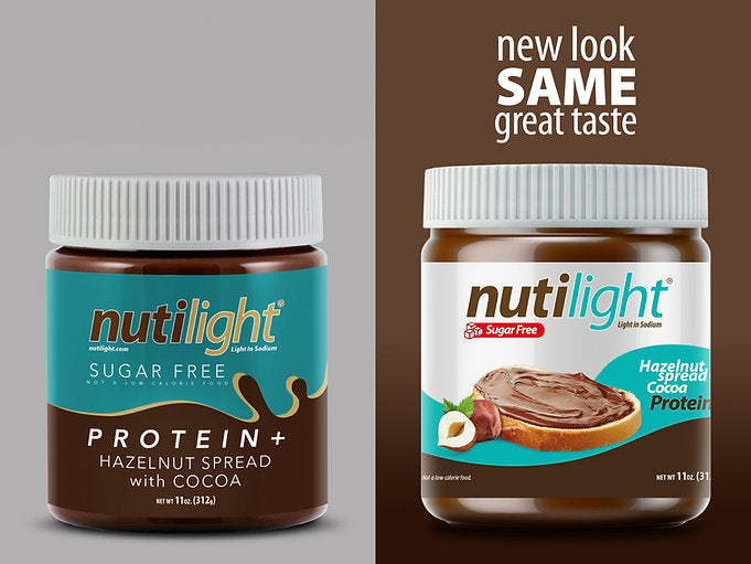 Nutilight Sugar-Free Protein + Hazelnut Spread & Dark Chocolate