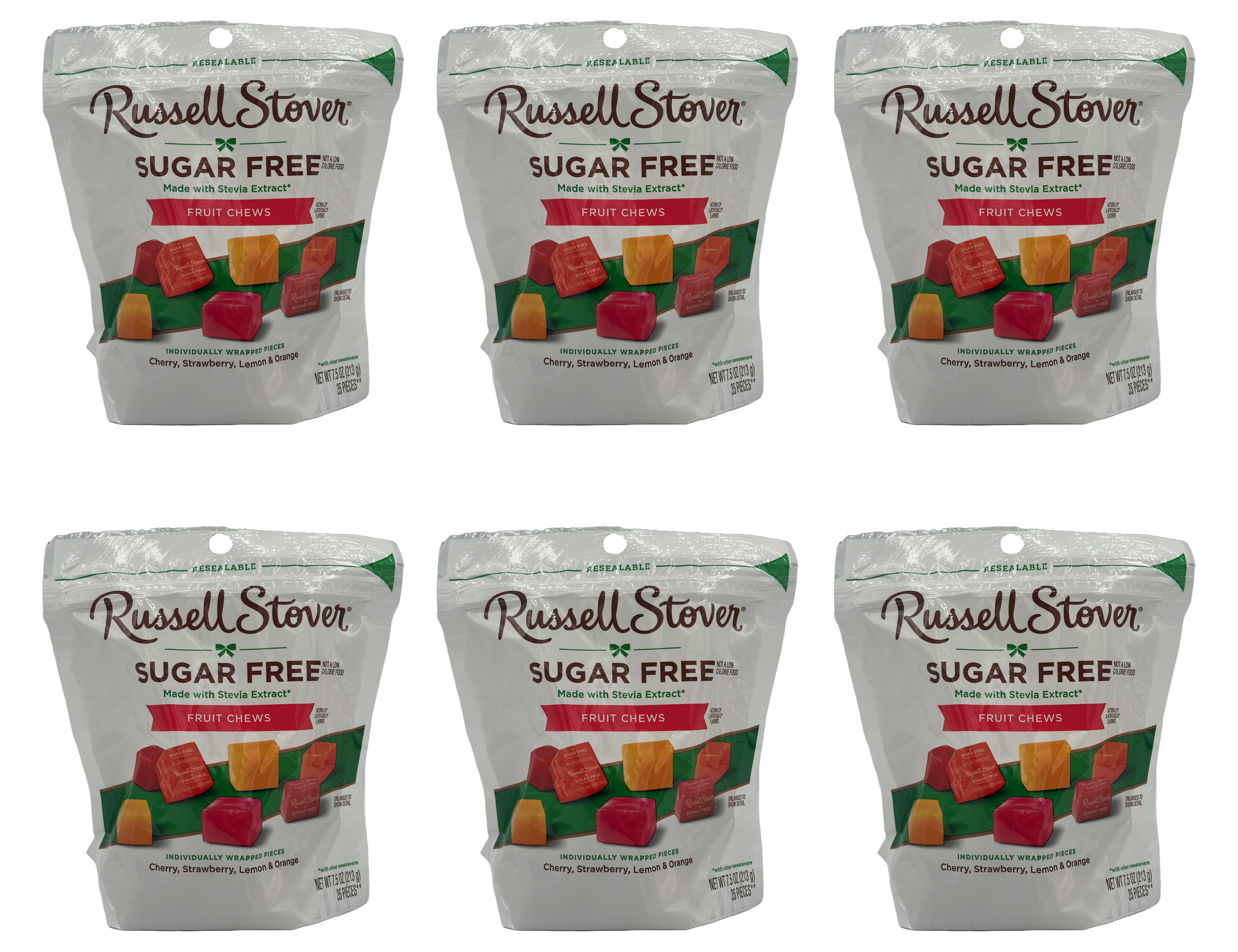 Russell Stover Sugar Free Fruit Chews 7.5 oz