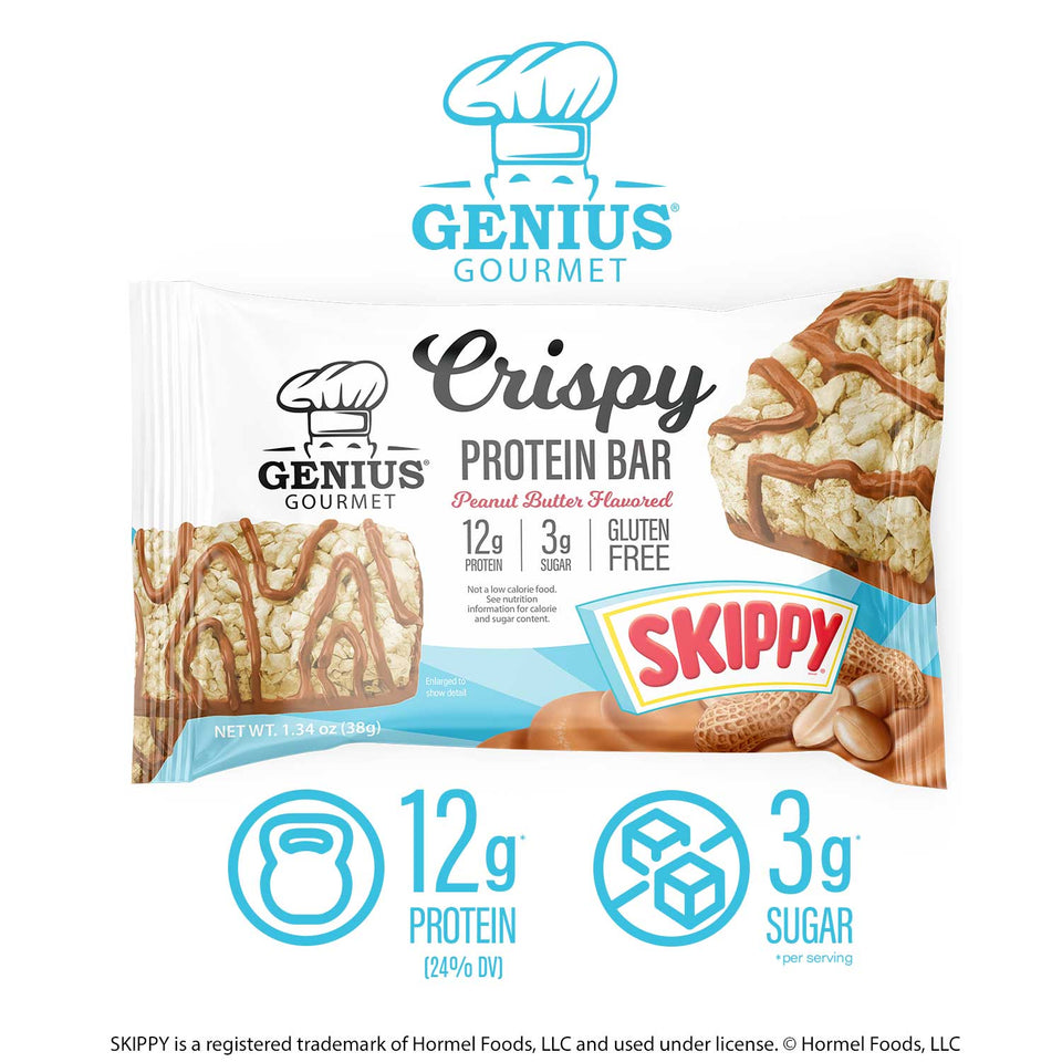 Genius Gourmet Crispy Protein Bar