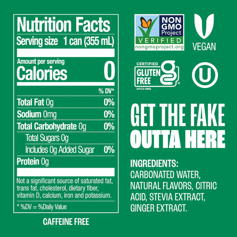 #Flavor_Ginger Ale, 12 fl oz.