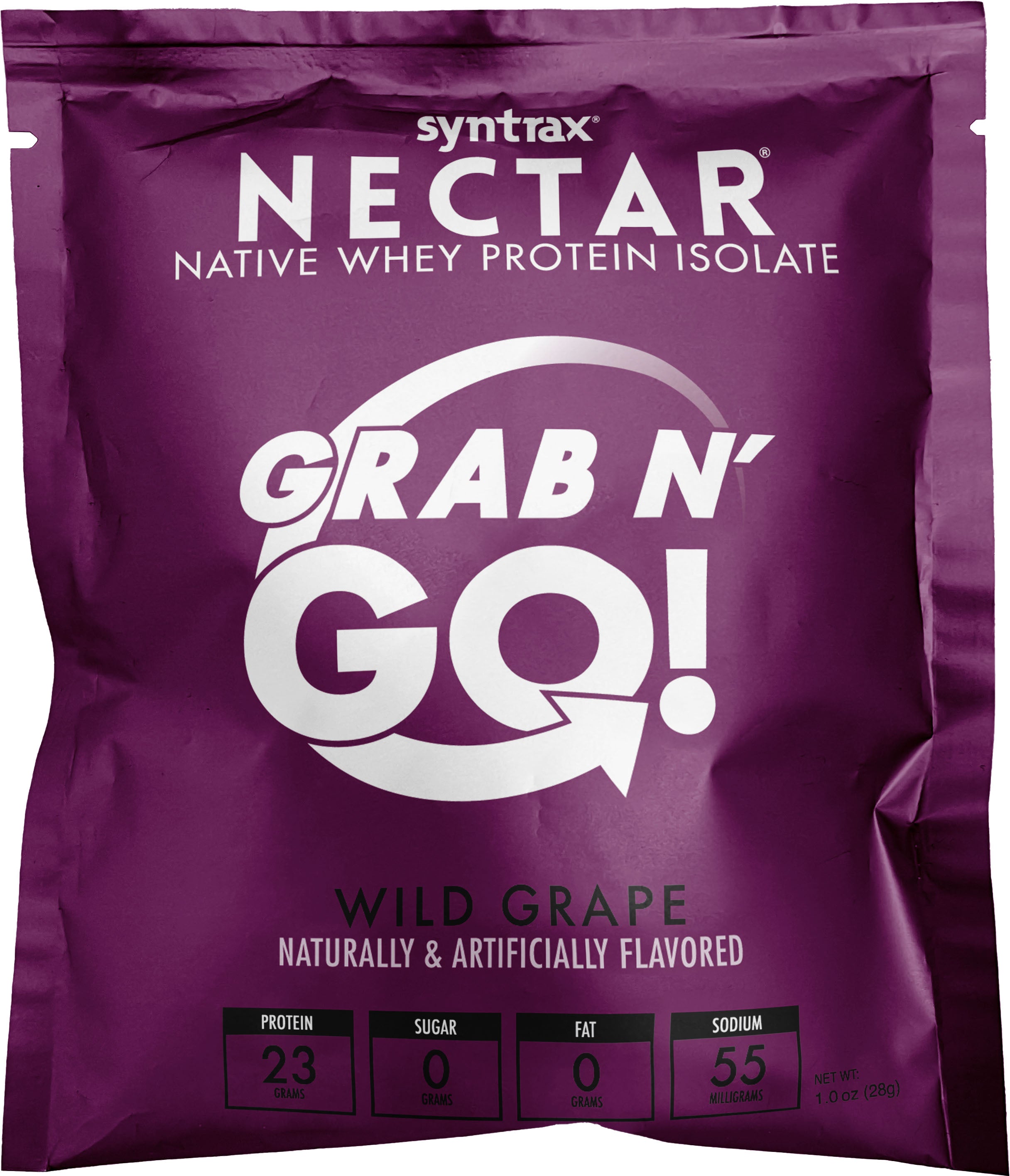 Syntrax Nectar Protein Powder Grab N' Go Box - Wild Grape - High-quality Single Serve Protein Packets by Syntrax at BariatricPal Store