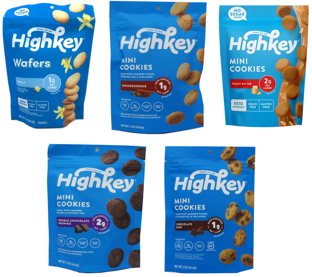 High Key Houston HighKey Snacks Keto Mini Cookies