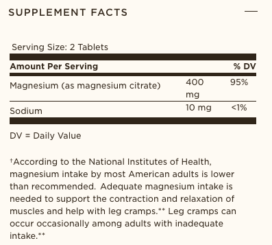 Solgar® Magnesium Citrate - 60 tablets