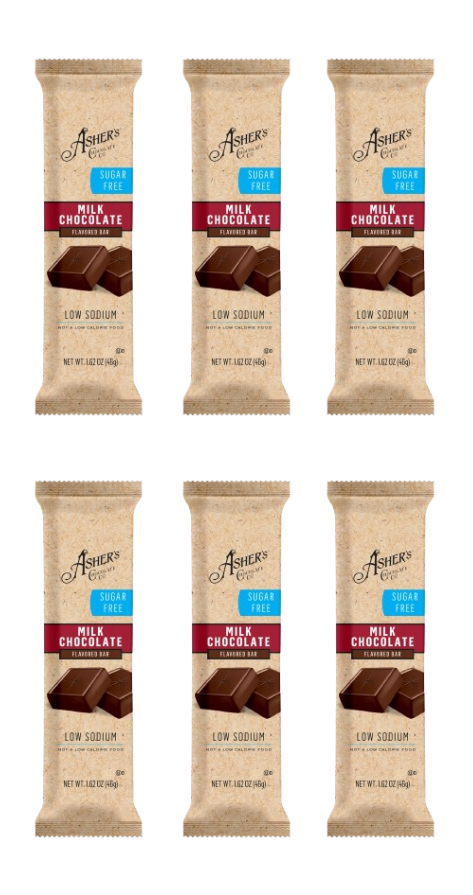 Asher's Chocolate Sugar-Free Chocolate Bars - Milk Chocolate