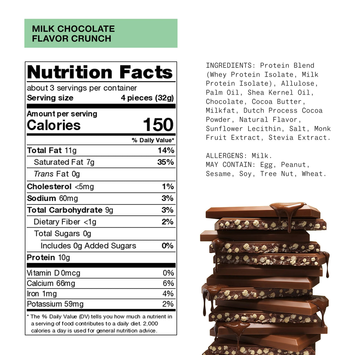 #Flavor_Milk Chocolate Crunch