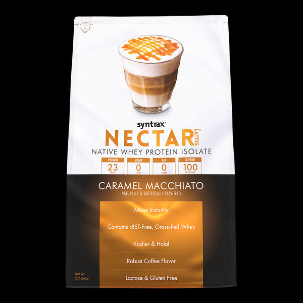 Syntrax Nectar Lattes 2lb Protein Powder - Caramel Macchiato