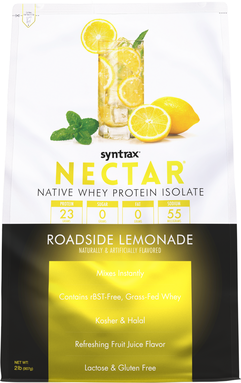 Syntrax Nectar 2lb Protein Powder Bag - Roadside Lemonade