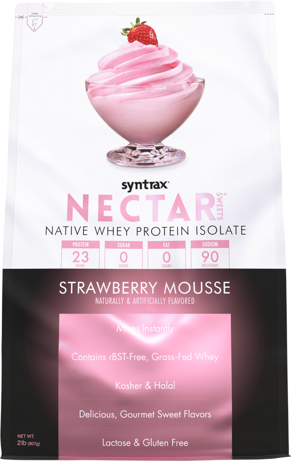 Syntrax Nectar Sweets 2lb Protein Powder - Strawberry Mousse