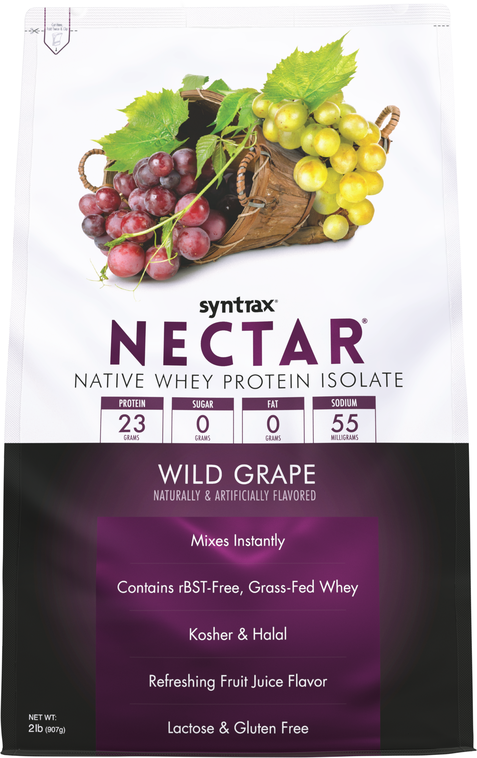 Syntrax Nectar 2lb Protein Powder - Wild Grape