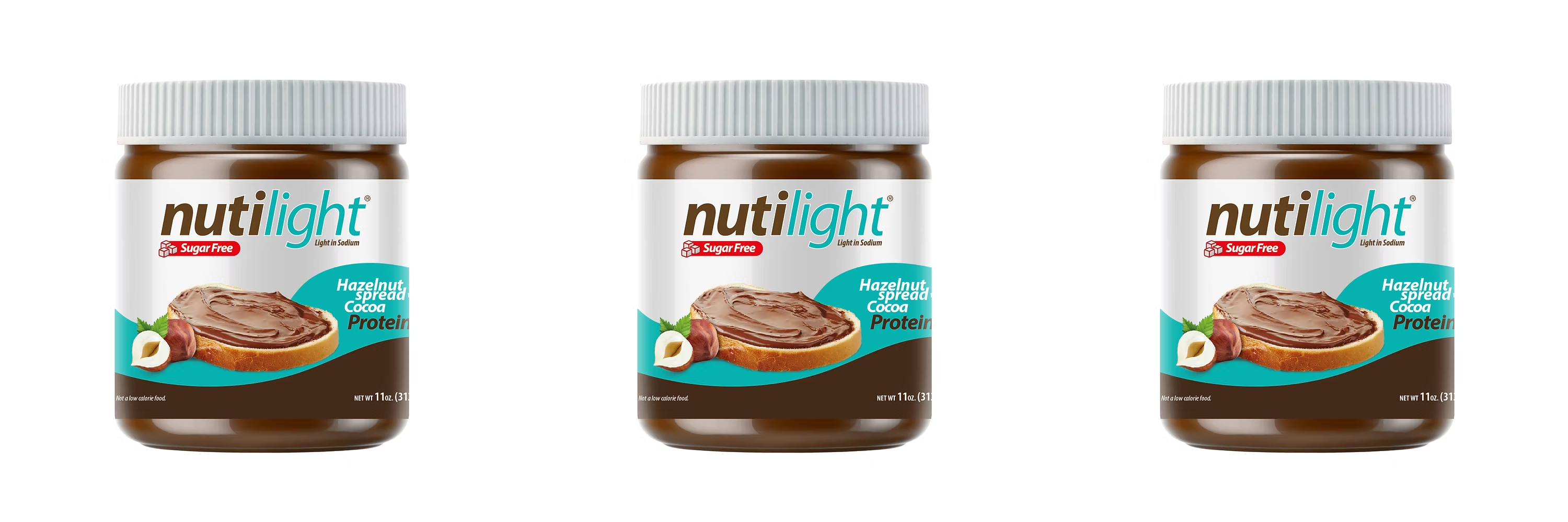Nutilight Sugar-Free Protein + Hazelnut Spread & Dark Chocolate