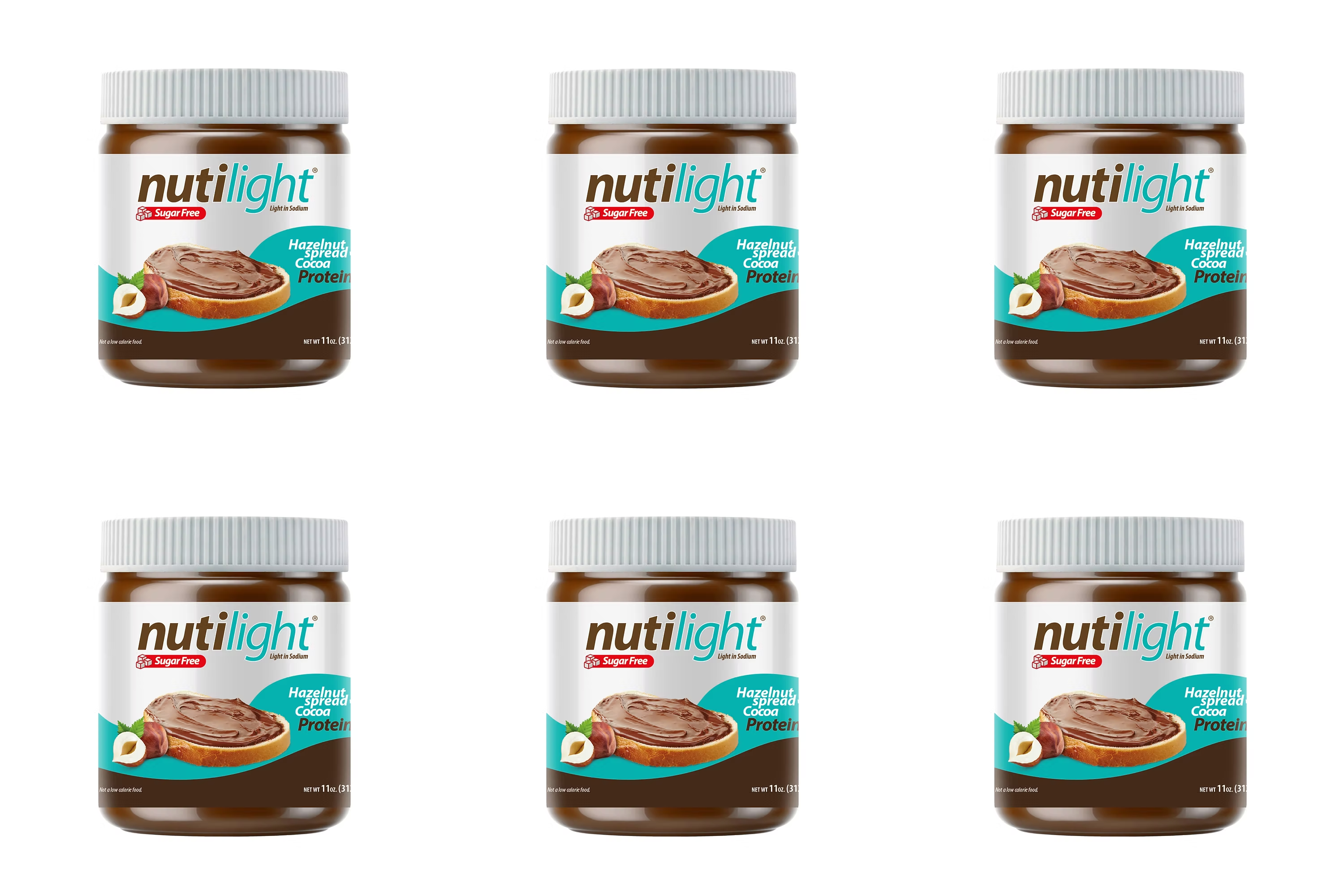 Nutilight Sugar-Free Protein + Hazelnut Spread & Dark Chocolate