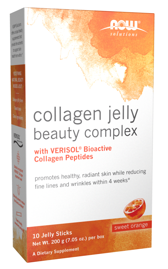 NOW Collagen Jelly Beauty Complex - With Verisol ® Bioactive Collagen Peptides (CLEARANCE: Best by July 31, 2024)