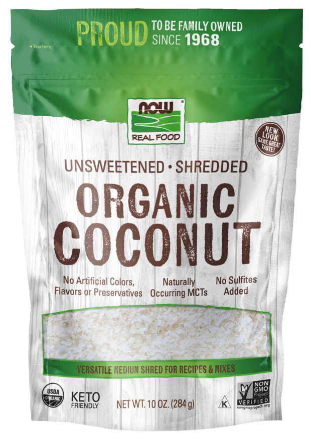 NOW Coconut, Unsweetened Shredded