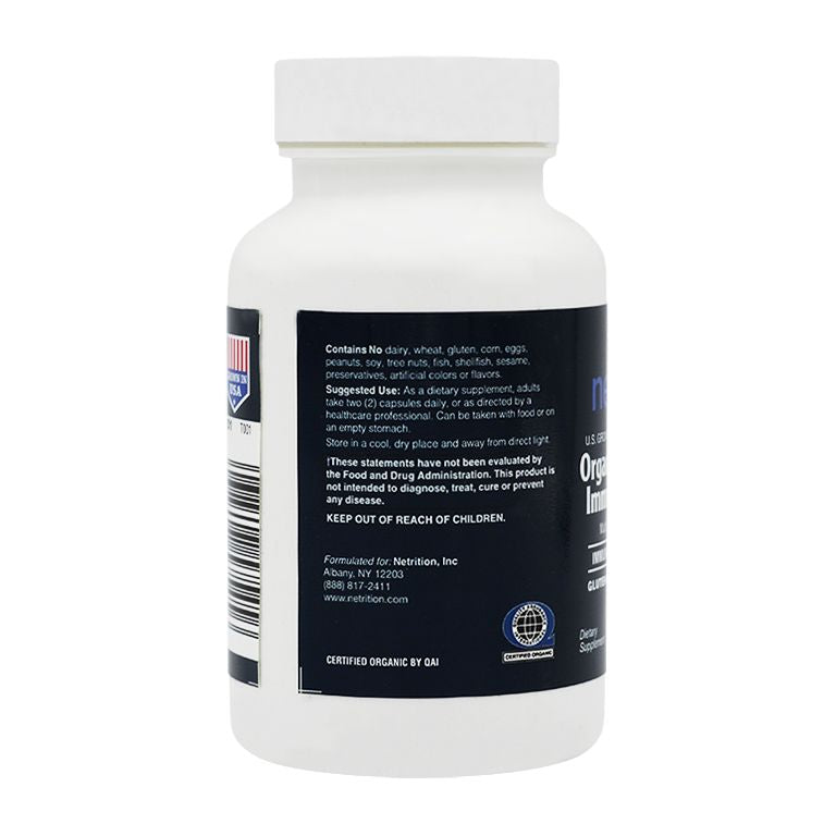 Mushroom Immune Support Capsule by Netrition - All-In-One Shield for Immune Excellence