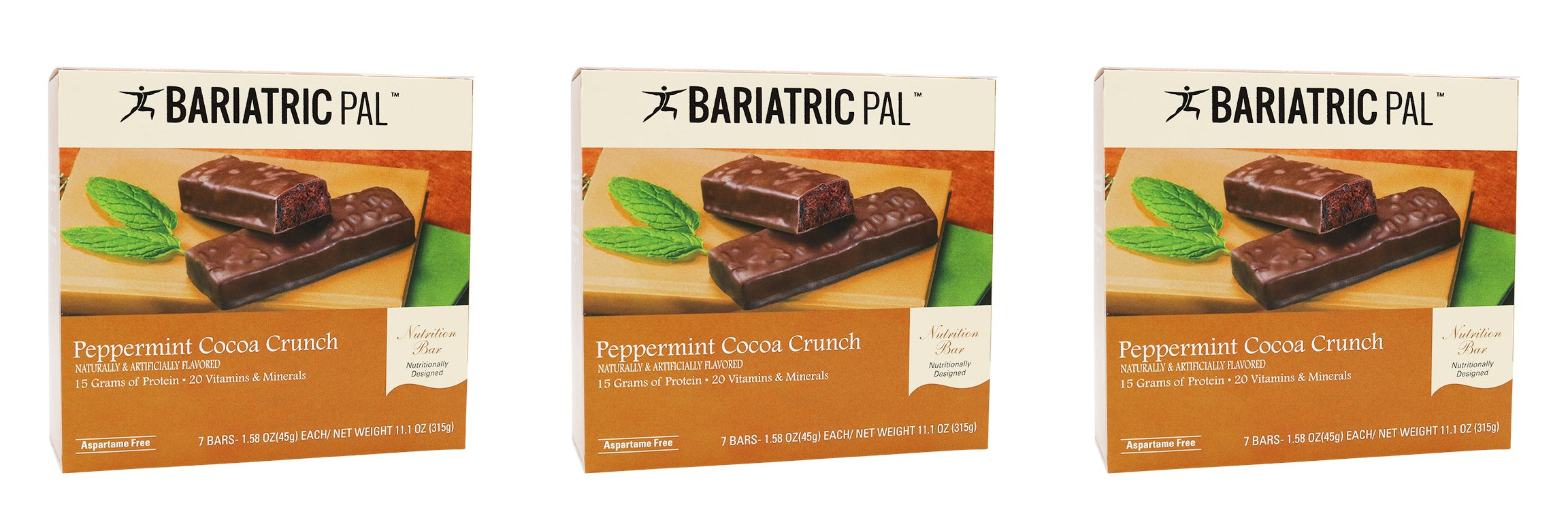 BariatricPal 15g Protein Bars - Peppermint Cocoa Crunch