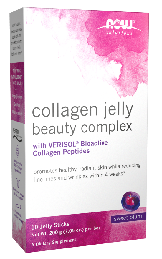 NOW Collagen Jelly Beauty Complex - With Verisol ® Bioactive Collagen Peptides (CLEARANCE: Best by July 31, 2024)