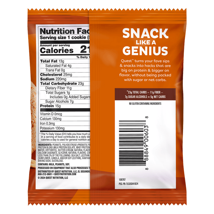 Quest Protein Cookies - Peanut Butter