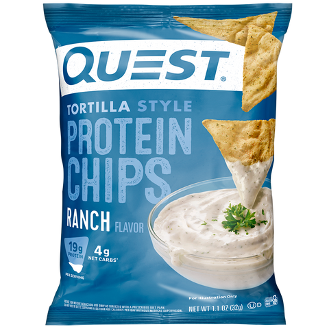 Quest Tortilla Style Protein Chips - Ranch