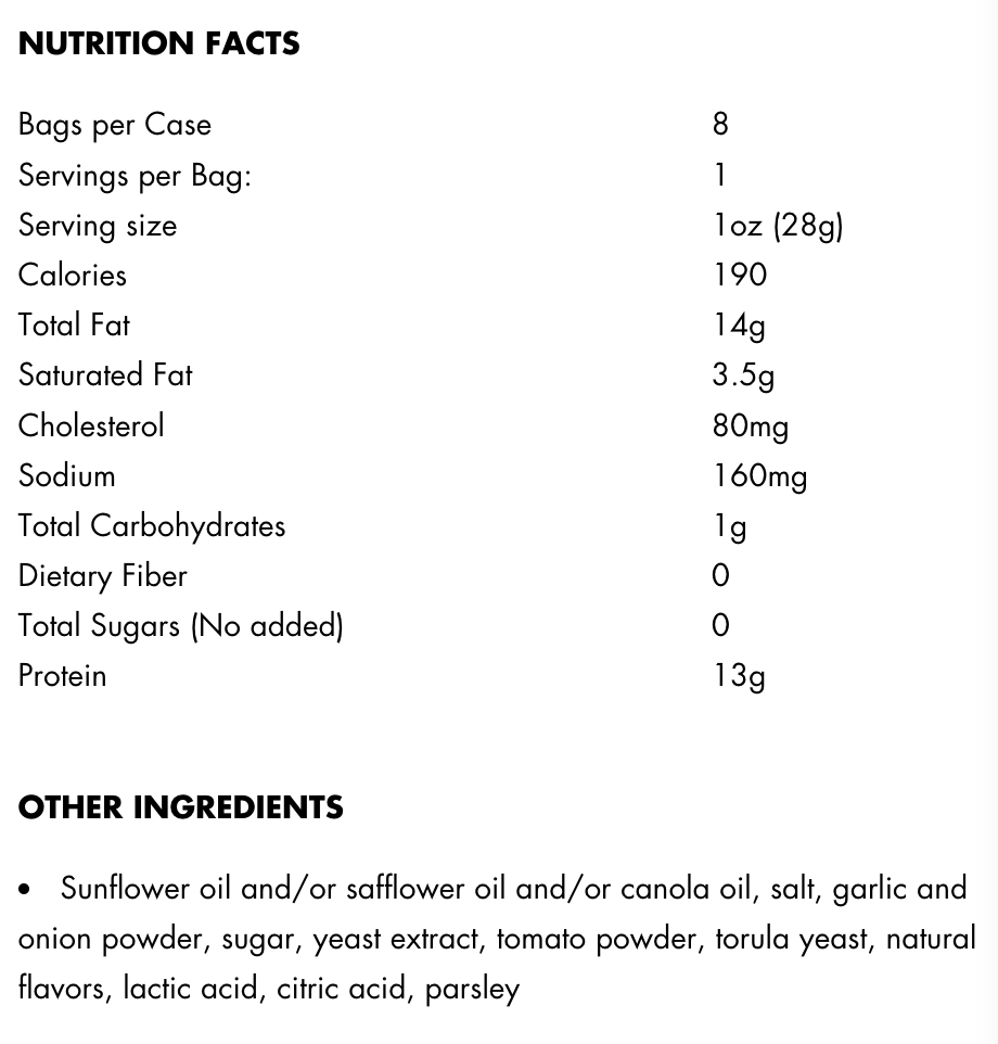 Flock Foods Keto Chicken Chips - Ranch